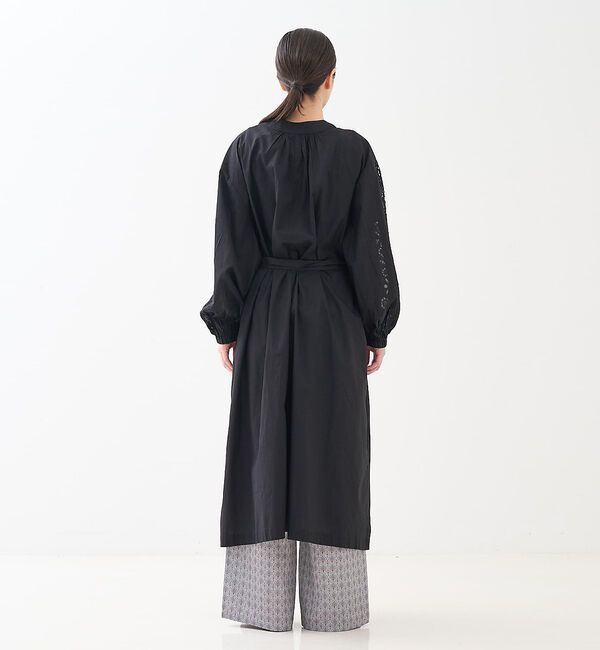 collex「アイレット刺繍ガウンワンピース」|ワンピース|