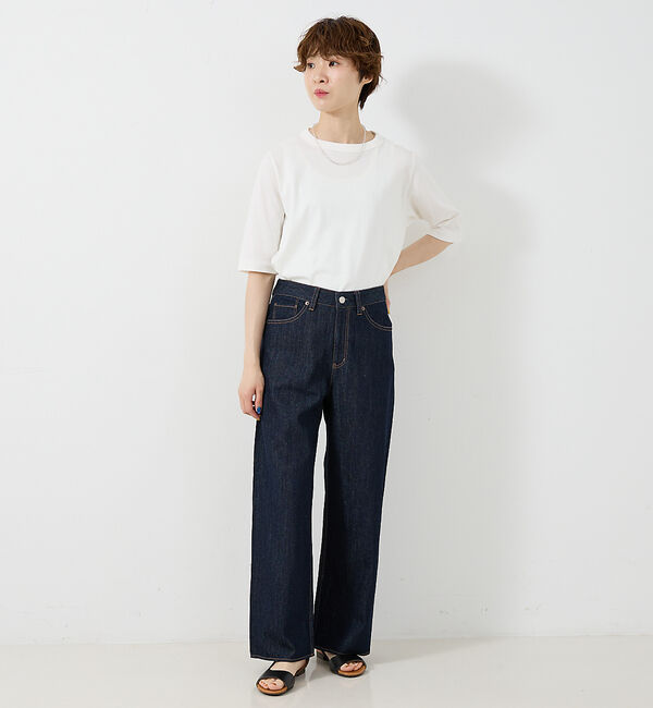 collex「定番人気！美シルエット　セミワイドデニム2」|デニム|
