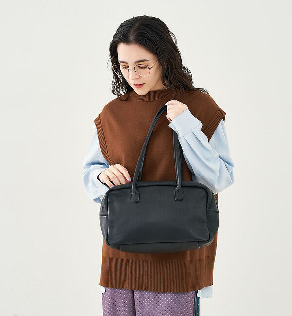 collex「レザーミニボストンバッグ」|ボストンバッグ|