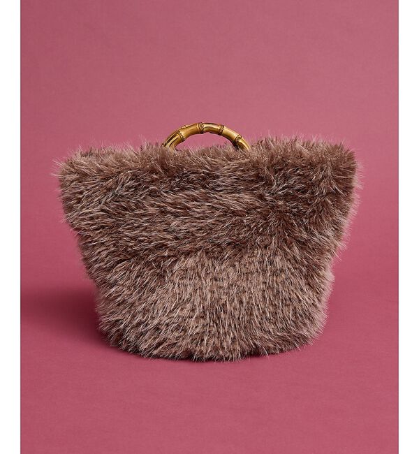 collex「【WEB限定】【EARTH MADE】ファーバンブートートバッグ」|トートバッグ|ブラウン