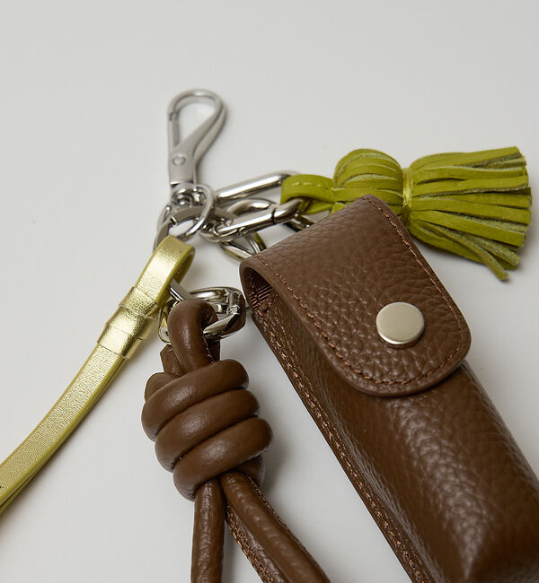 collex「【WEB限定】【Beau're/ヴュレ】リップケース付きレザーチャーム」|チャーム・キーホルダー|