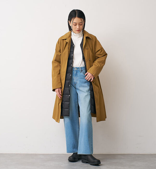 collex「【別注】【TAION】ダウンジャケット付バルカラーコート」|ダウン|