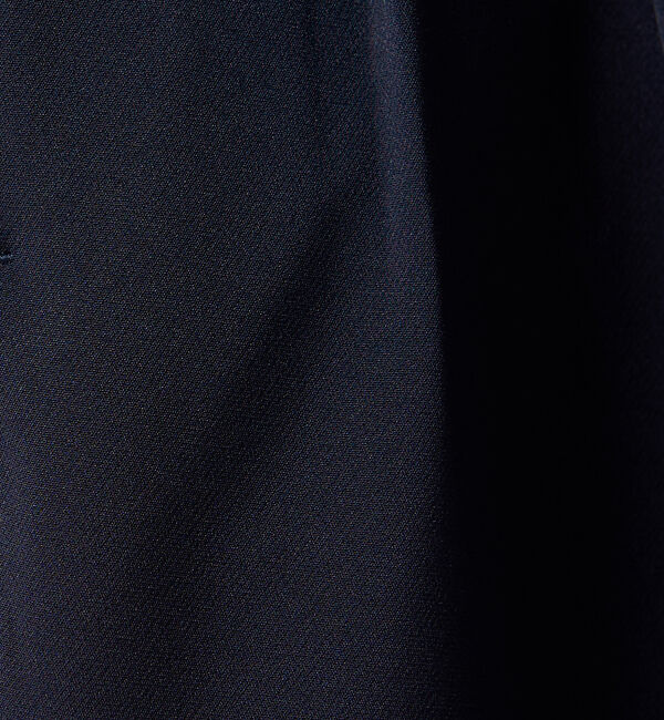 ABAHOUSE「【セットアップ対応】ストレッチ ノーカラー Vネック オーバーサイズ シャツジャ」|シャツ・ブラウス|