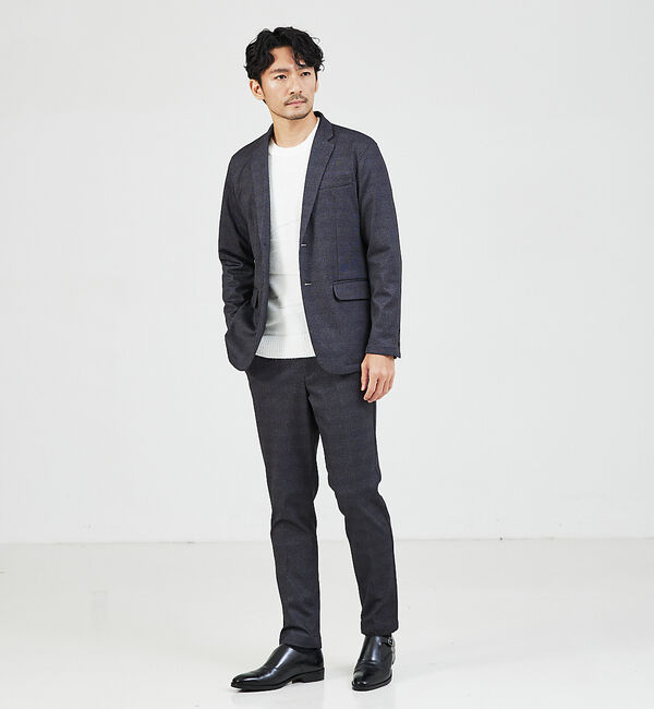 ABAHOUSE「【セットアップ対応】ポンチ ジャケット」|テーラードジャケット|