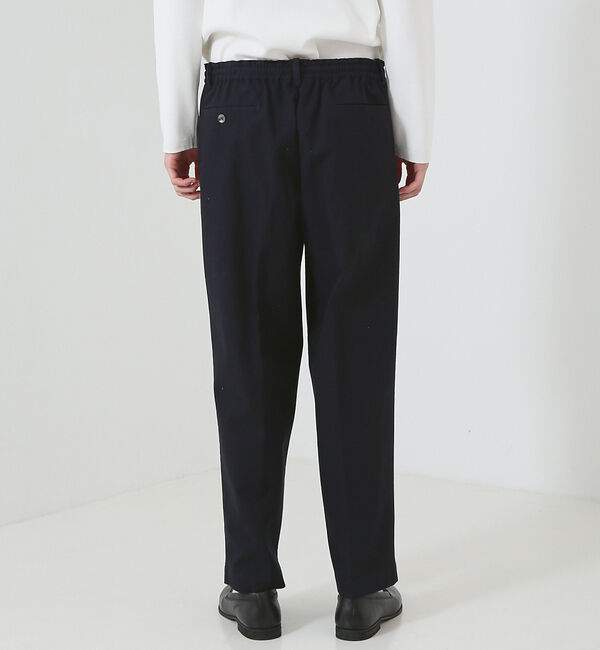 ABAHOUSE「【30/2 強撚ツイル】ワンタック イージー ワイドパンツ / スラックス」|その他|