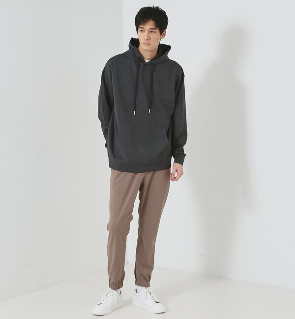 ABAHOUSE「【インバーテッドプリーツ】ダンボール プルオーバー パーカー」|パーカー|