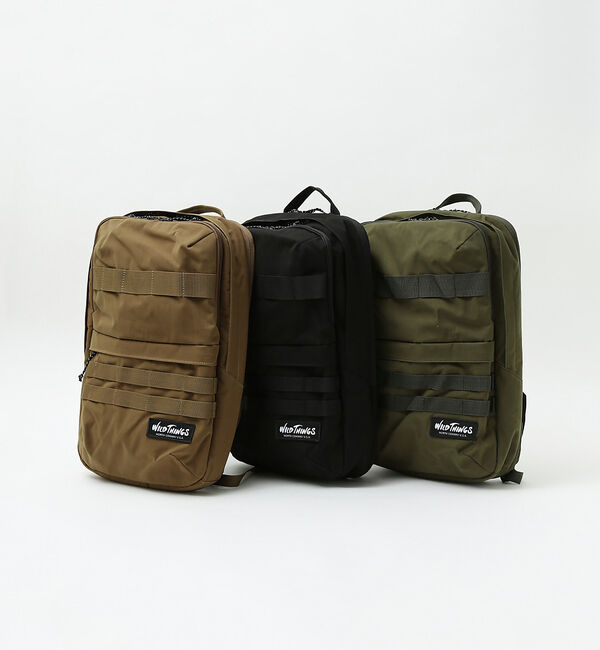 ABAHOUSE「【WILD THINGS/ワイルドシングス】ワンポイントロゴ スクエア型バックパ」|リュック|