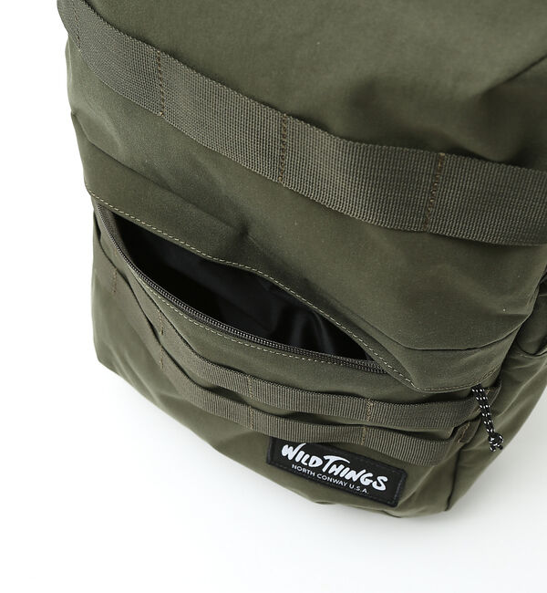 ABAHOUSE「【WILD THINGS/ワイルドシングス】ワンポイントロゴ スクエア型バックパ」|リュック|