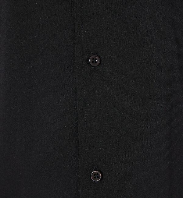 ABAHOUSE「【定番】ノーカラー Vネック 半袖シャツ」|シャツ・ブラウス|