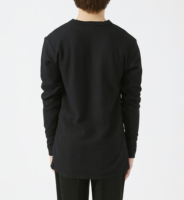 ABAHOUSE「【JEMORGAN/ジェーイーモーガン】ワッフル ヘンリーネック ロングスリーブ」|Tシャツ・カットソー|