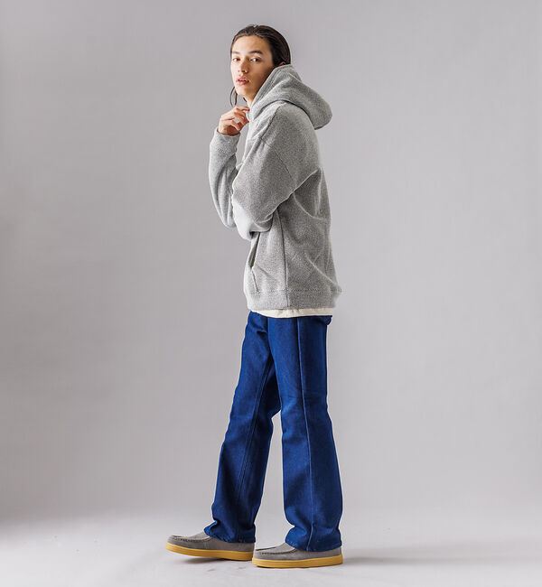 ABAHOUSE「ハニカム 裏起毛 プルオーバー パーカー」|パーカー|