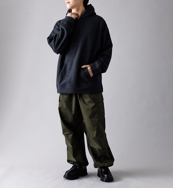 ABAHOUSE「ハニカム 裏起毛 プルオーバー パーカー」|パーカー|