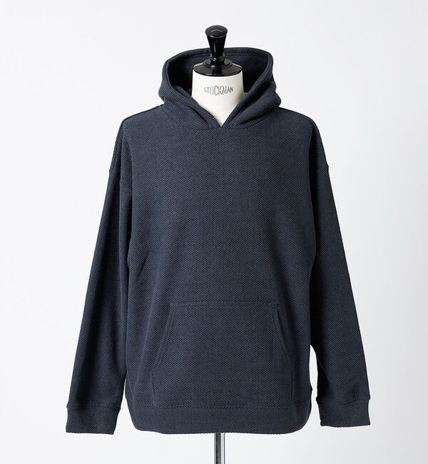 ABAHOUSE「ハニカム 裏起毛 プルオーバー パーカー」|パーカー|