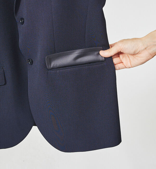 ABAHOUSE「【セットアップ対応/FLEX JACKET】ダブルクロスウェザー ジャケット」|テーラードジャケット|