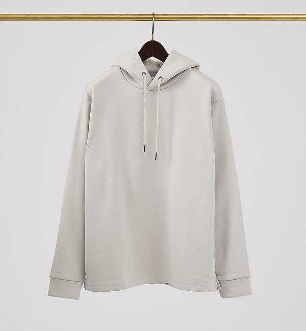 ABAHOUSE「【ふわふわ・もちもち】裏シャギー プルオーバー パーカー」|パーカー|グレージュ