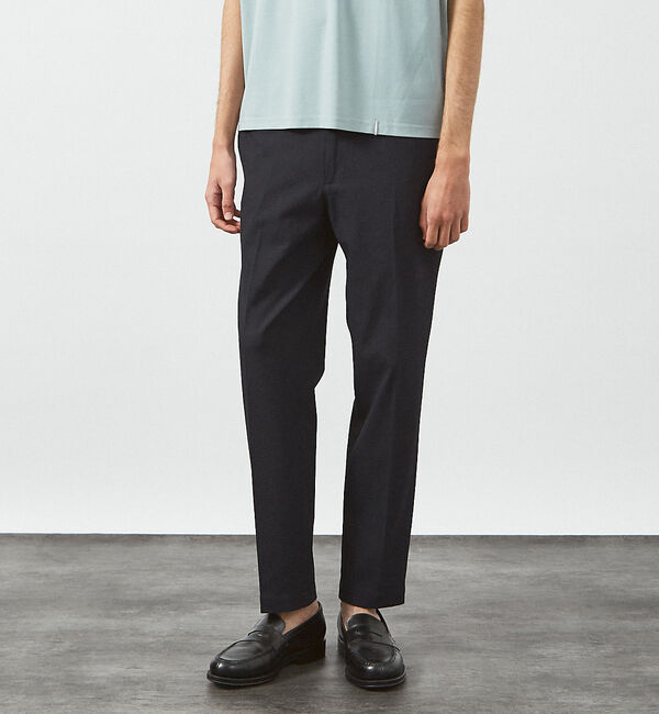 ABAHOUSE「【RIRANCHA/リランチェ】ドライタッチ アムンゼン スラックス」|スラックス|ダークネイビー