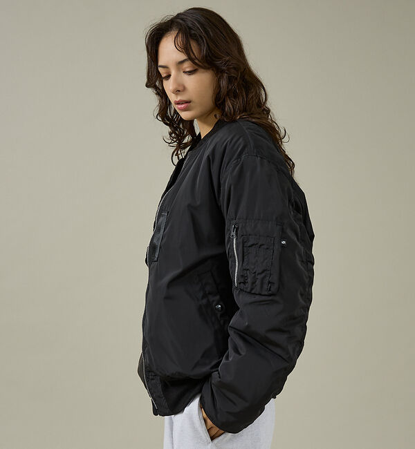 ABAHOUSE「【Valley Apparel / バレーアパレル】LIGHT MA-1 フライ」|ミリタリー・モッズコート|