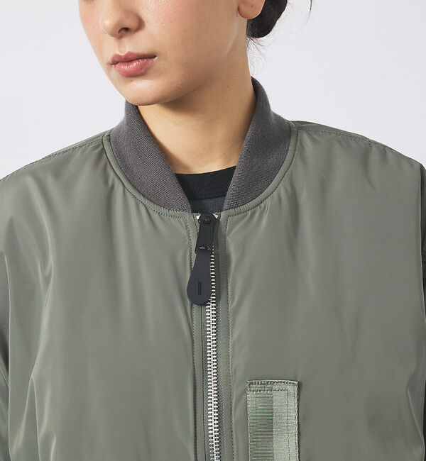 ABAHOUSE「【Valley Apparel / バレーアパレル】LIGHT MA-1 フライ」|ミリタリー・モッズコート|