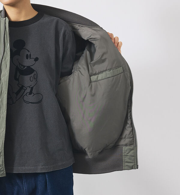 ABAHOUSE「【Valley Apparel / バレーアパレル】LIGHT MA-1 フライ」|ミリタリー・モッズコート|