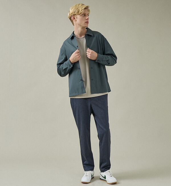 ABAHOUSE「ワンポイント刺繍　クルーネック長袖Tシャツ」|Tシャツ・カットソー|