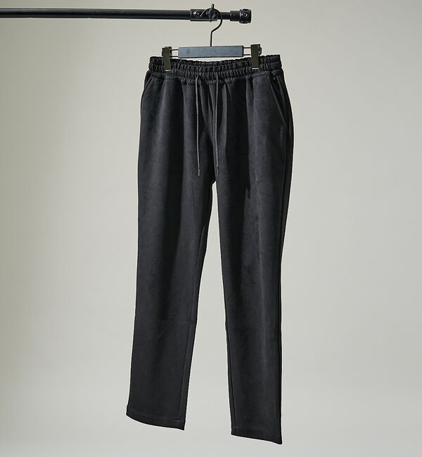 ABAHOUSE「【セットアップ対応】ネオスエード イージーパンツ / スウェットパンツ」|その他|ブラック