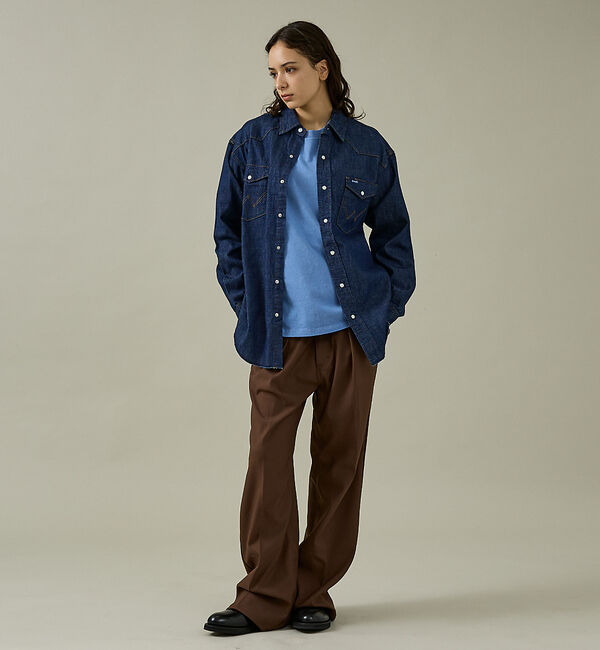 ABAHOUSE「【Wrangler/ラングラー】ウエスタンデニムシャツ / Western De」|シャツ・ブラウス|