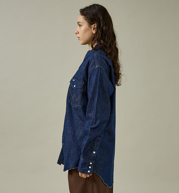 ABAHOUSE「【Wrangler/ラングラー】ウエスタンデニムシャツ / Western De」|シャツ・ブラウス|