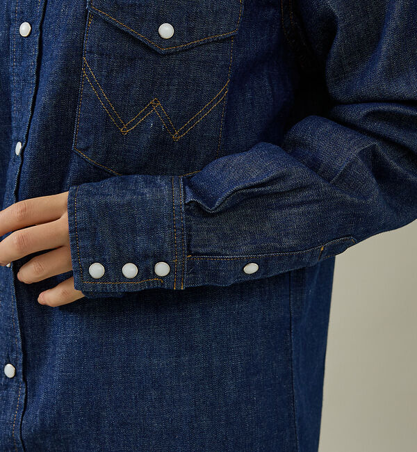 ABAHOUSE「【Wrangler/ラングラー】ウエスタンデニムシャツ / Western De」|シャツ・ブラウス|