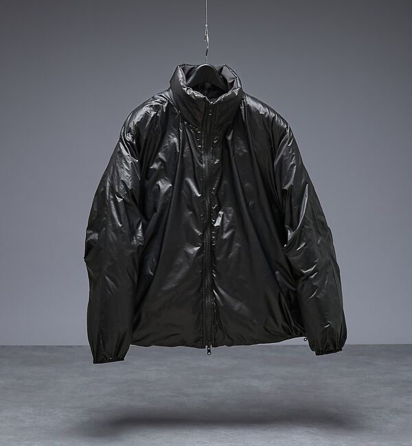 ABAHOUSE「【リバーシブル】シャーリング パデッドブルゾン / 中綿ジャケット / 撥水」|ダウン|