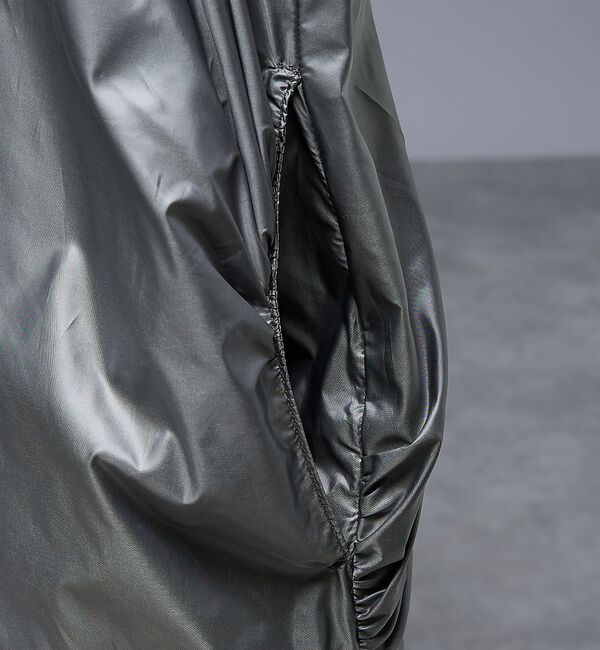 ABAHOUSE「【リバーシブル】シャーリング パデッドブルゾン / 中綿ジャケット / 撥水」|ダウン|