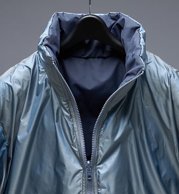 ABAHOUSE「【リバーシブル】シャーリング パデッドブルゾン / 中綿ジャケット / 撥水」|ダウン|