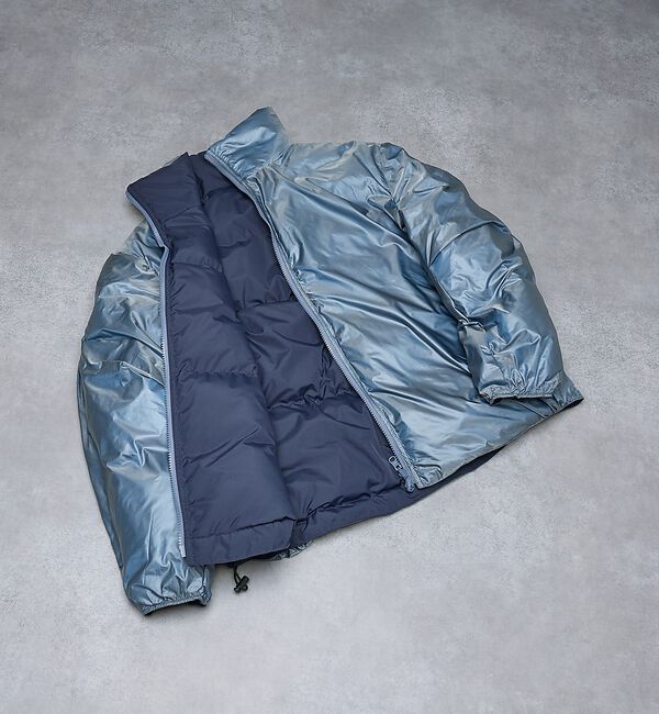 ABAHOUSE「【リバーシブル】シャーリング パデッドブルゾン / 中綿ジャケット / 撥水」|ダウン|