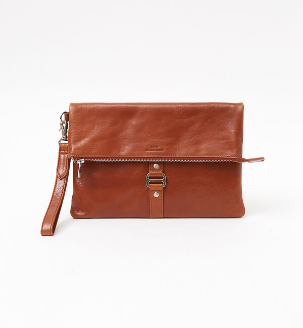 alfredoBANNISTER「【SEEKER 別注】2way クラッチショルダー」|クラッチバッグ|キャメル