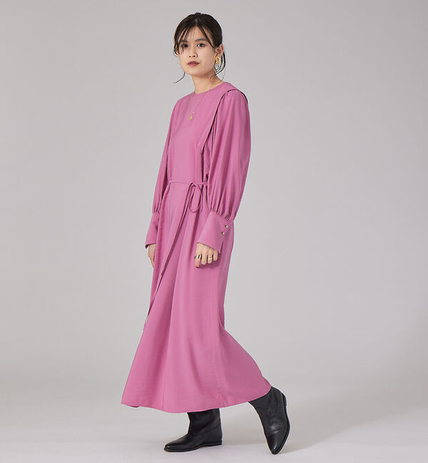 Rouge vif「パフスリーブワンピース」|ワンピース|