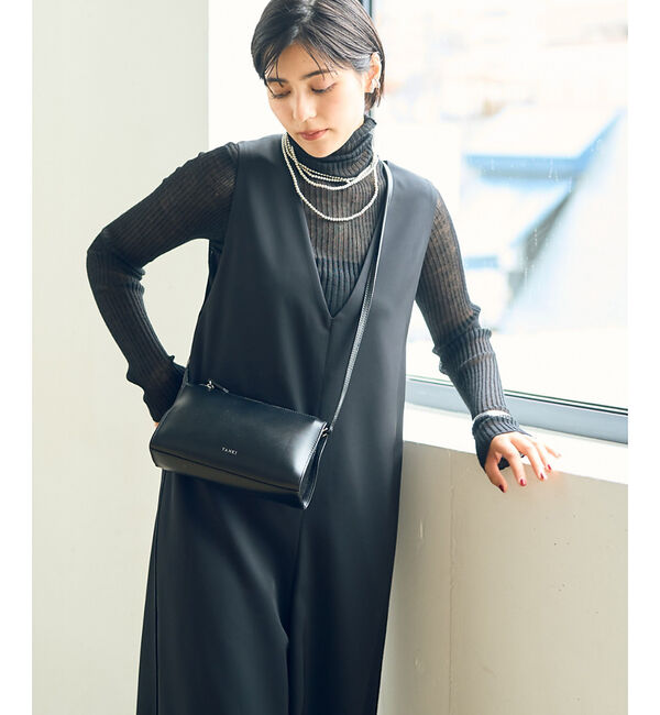 Rouge vif「シアータートルネックリブニット」|ニット・セーター|