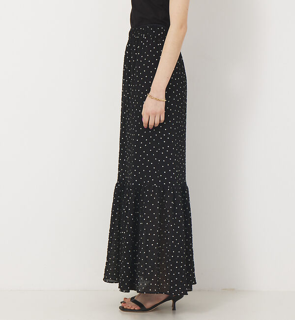 Rouge vif「サッカードットティアードスカート」|スカート|