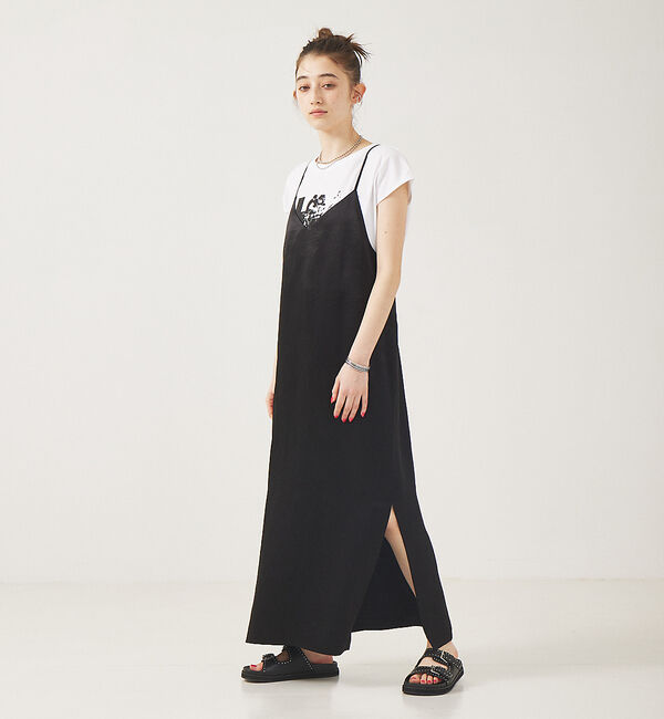 Rouge vif「アセテートキャミワンピース」|ワンピース|