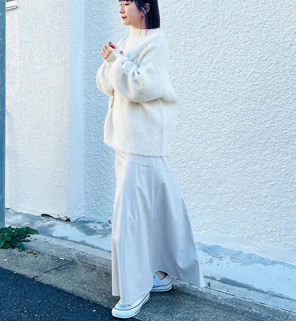 Rouge vif「フェイクレザースカート」|スカート|