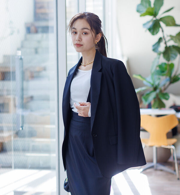 Rouge vif「ネックラインアシメシアーインナー」|Tシャツ・カットソー|