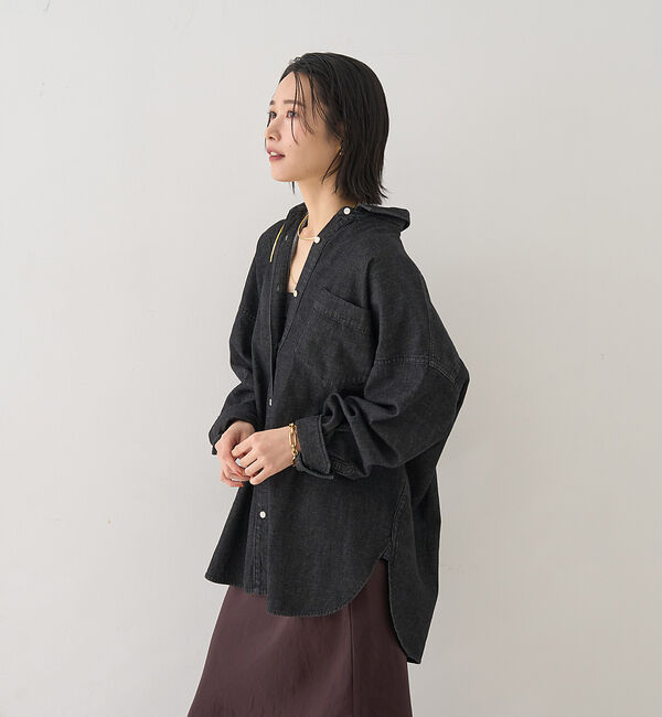 Rouge vif「NEW オーバーサイズデニムシャツ」|シャツ・ブラウス|