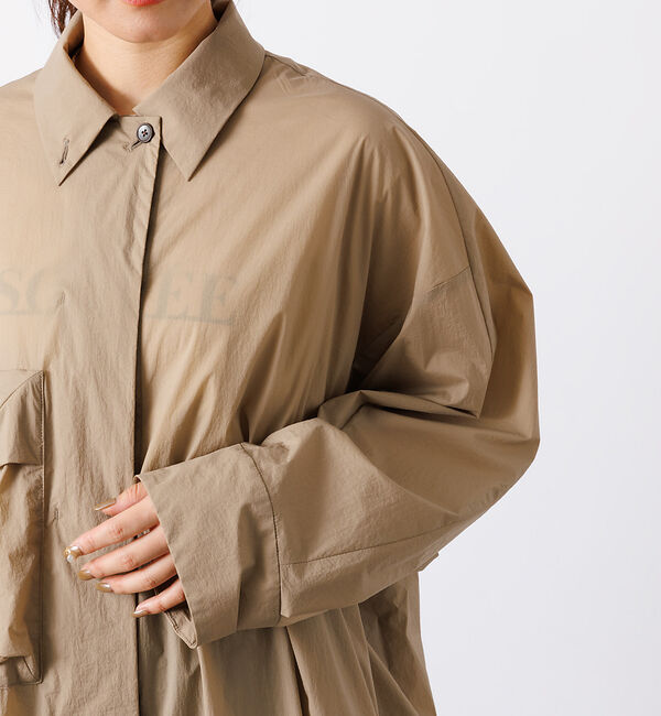 Rouge vif「撥水ナイロンライトコート」|ステンカラーコート|