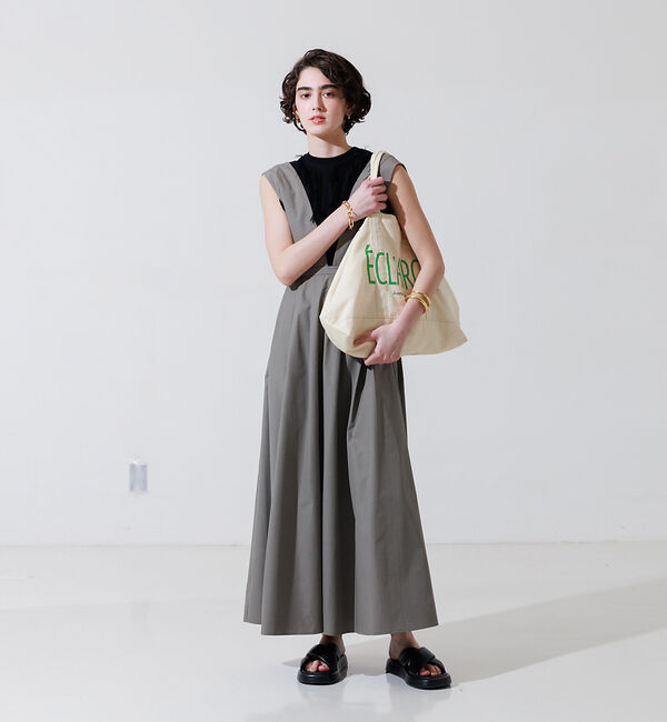 Rouge vif「ウエストタックジャンパースカート」|スカート|