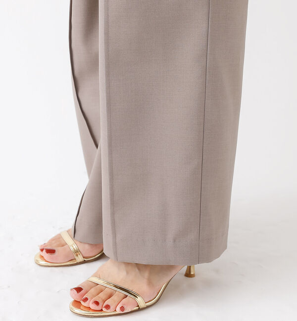 Rouge vif「ウールライクイージーストレートパンツ」|その他|