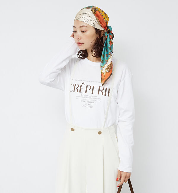 Rouge vif「シンプルロゴプリントロンT」|Tシャツ・カットソー|