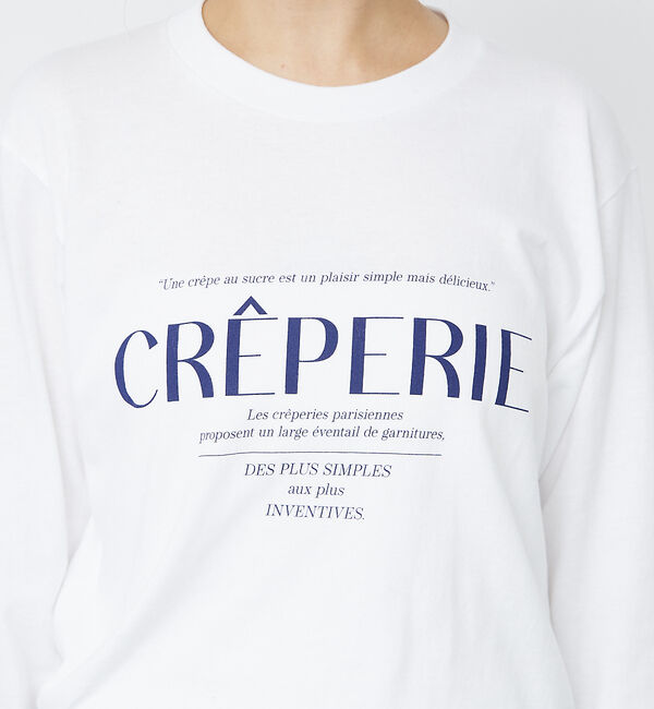 Rouge vif「シンプルロゴプリントロンT」|Tシャツ・カットソー|