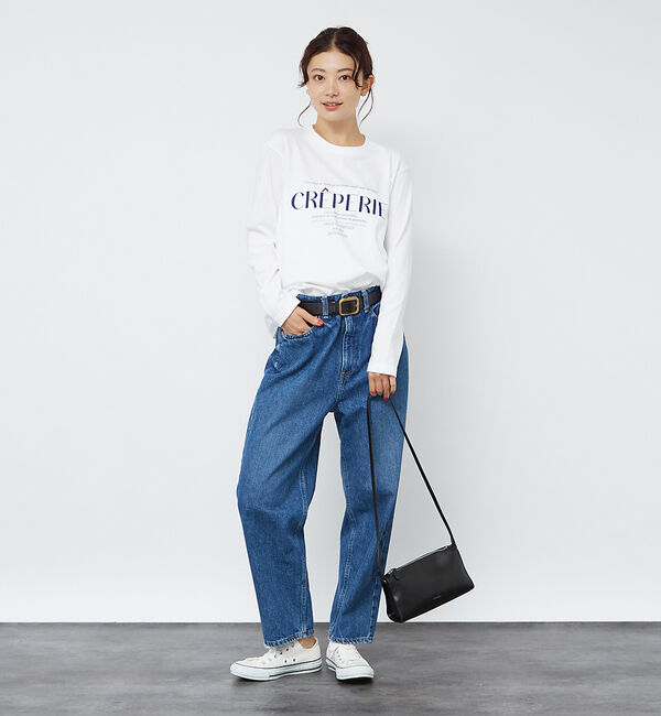 Rouge vif「シンプルロゴプリントロンT」|Tシャツ・カットソー|