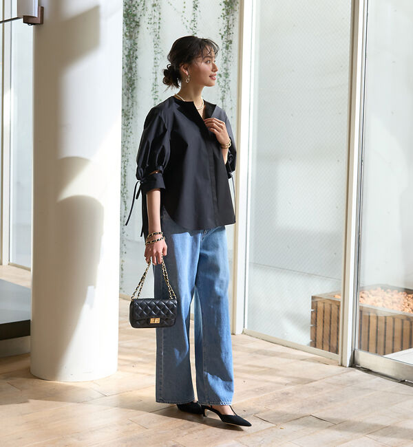 Rouge vif「スラッシュカフス・パフ袖ブラウス」|シャツ・ブラウス|