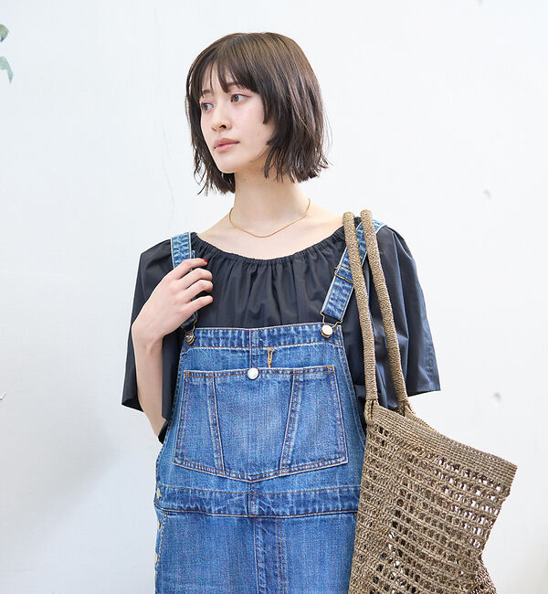 Rouge vif「シルク混コットンフォルムブラウス」|シャツ・ブラウス|