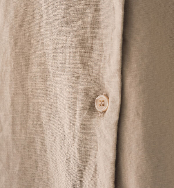 Rouge vif「麻混変形フォルムシャツ」|シャツ・ブラウス|