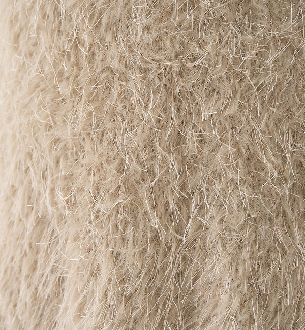 Rouge vif「コンビフェザーニットベスト」|ニット・セーター|